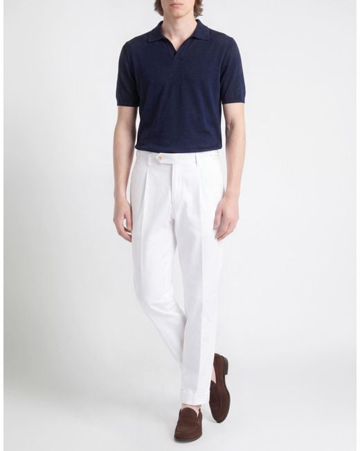 Windsor. White Pants for men