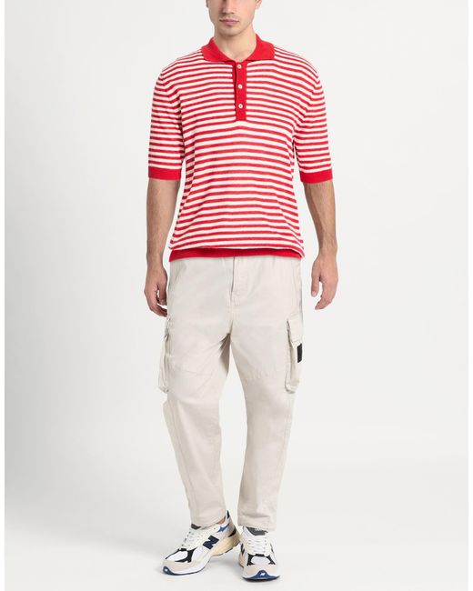 Pullover GALLIA de hombre de color Red