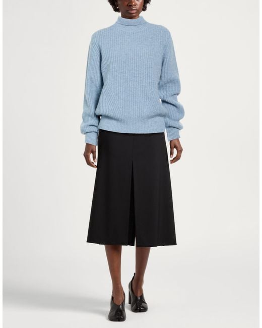 Woolrich Blue Light Turtleneck Virgin Wool