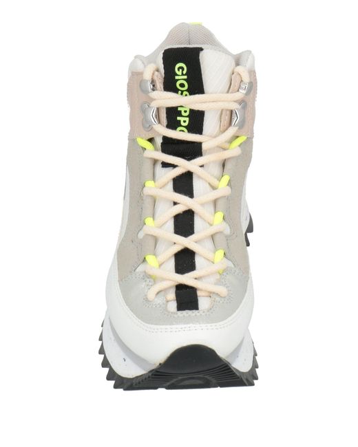 Gioseppo White Sneakers Textile Fibers