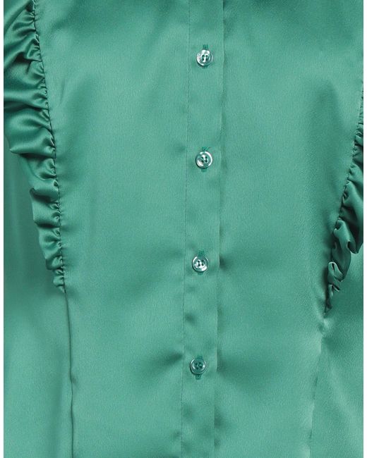 Olla Parèg Green Shirt Polyester, Elastane