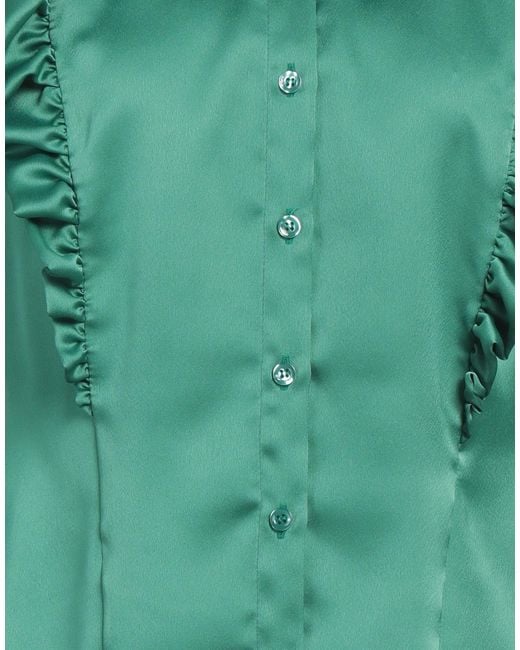 Olla Parèg Green Shirt Polyester, Elastane