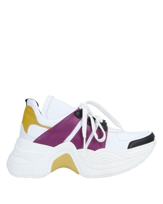 Manila Grace Purple Sneakers Soft Leather