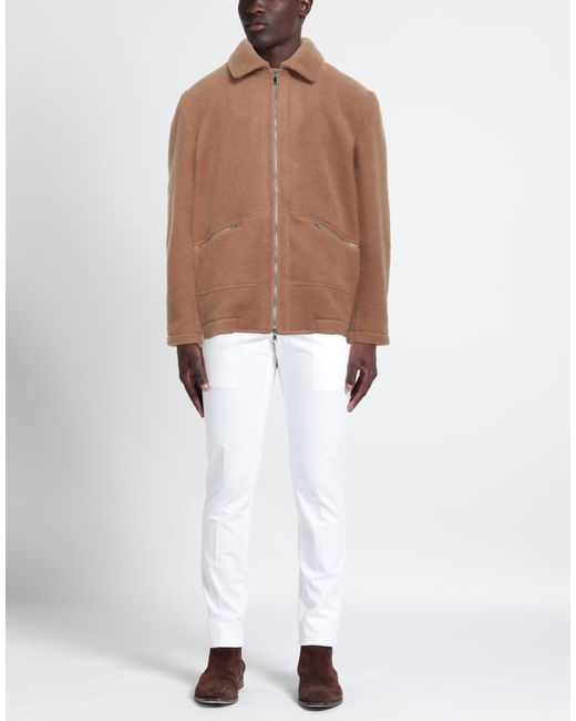 Daniele Alessandrini Brown Jacket for men