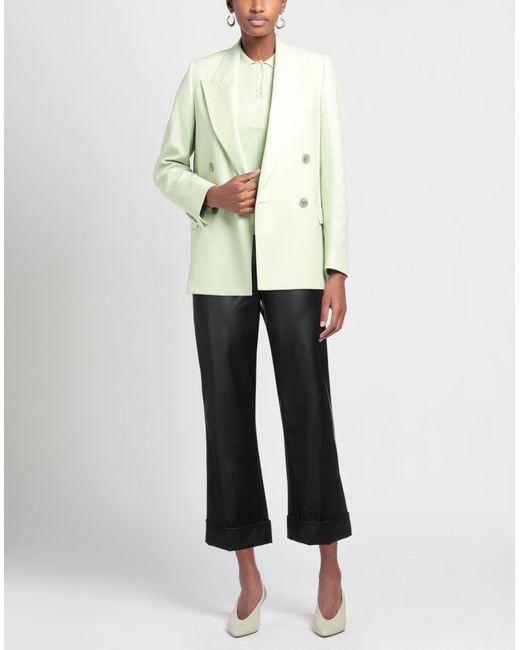 Marella Black Pants Polyester, Polyurethane