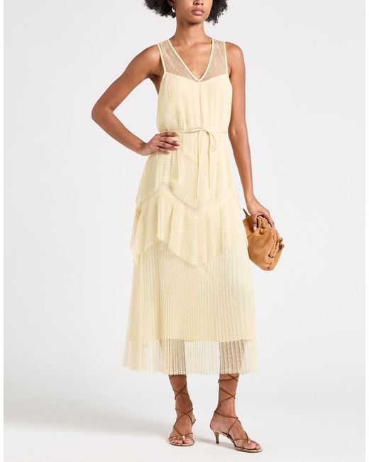 Twinset Metallic Midi Dresses