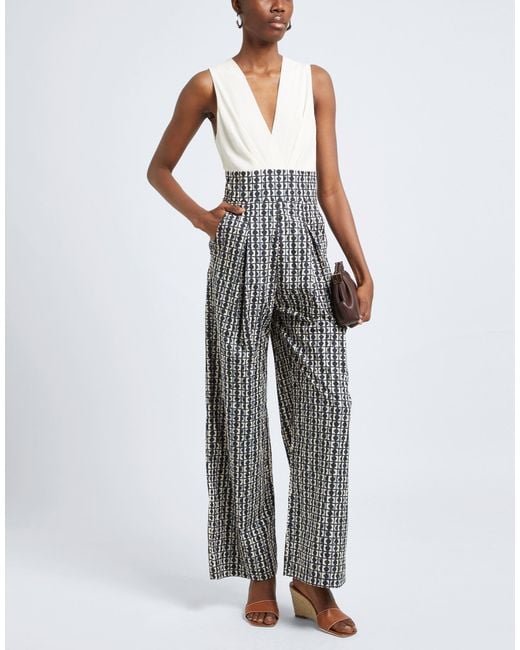 ALESSIA SANTI Gray Jumpsuit
