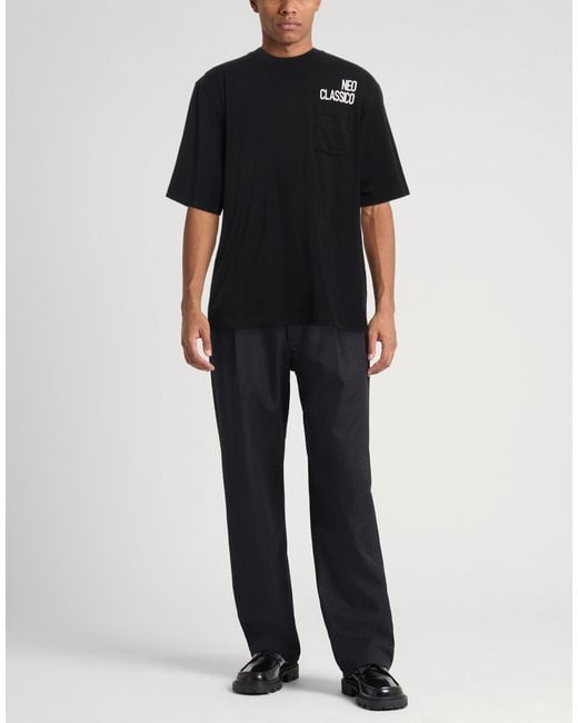 DSquared² Black T-Shirt Cotton for men