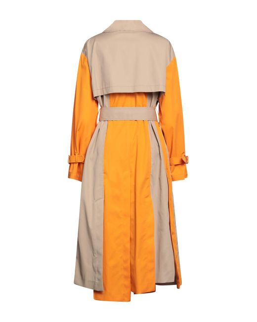 MSGM Orange Overcoat