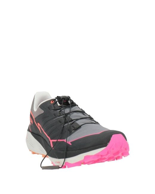 Salomon Gray Sneakers Textile Fibers for men