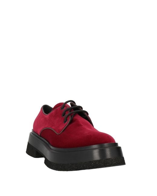 Roberto Festa Red Lace-up Shoes