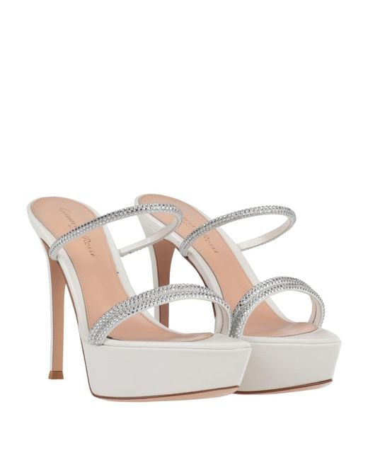 Gianvito Rossi White Sandals