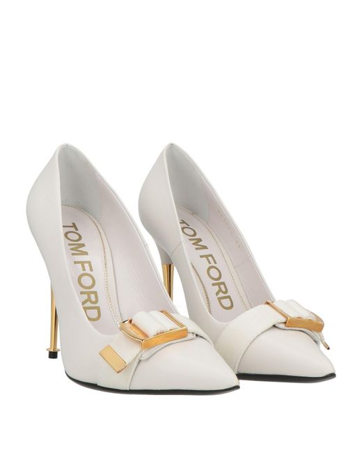 Tom Ford White Pumps