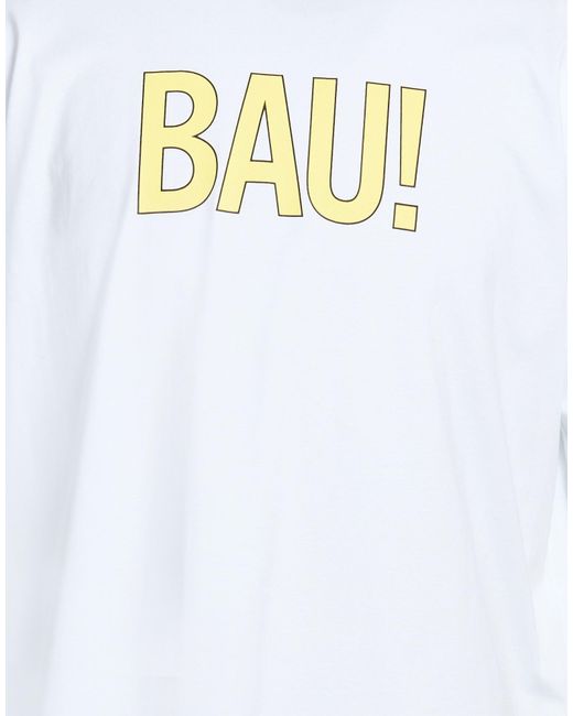 MSGM White T-Shirts for men