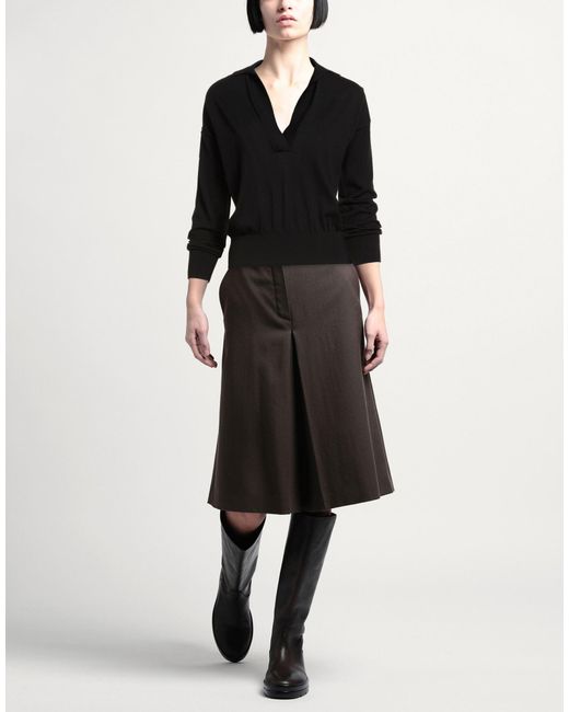 Alpha Studio Black Sweater Merino Wool