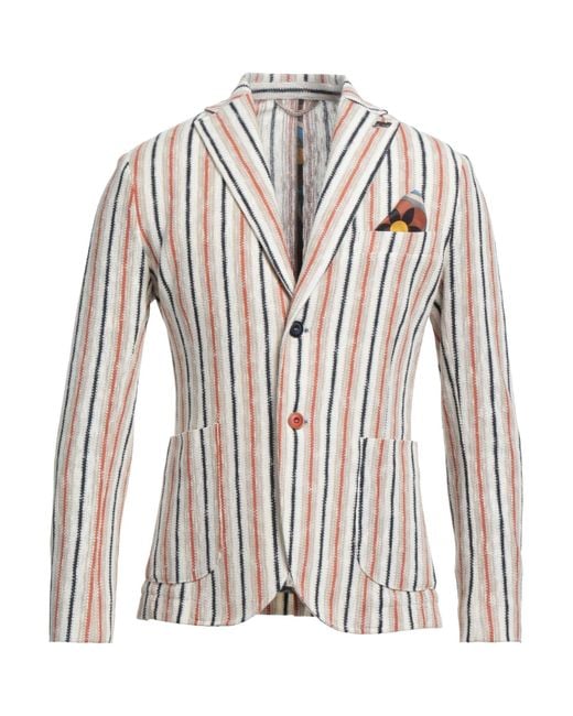Bob White Blazer Cotton, Polyester for men