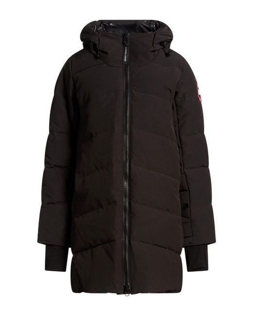 Canada Goose Black Puffer Polyester, Cotton, Nylon
