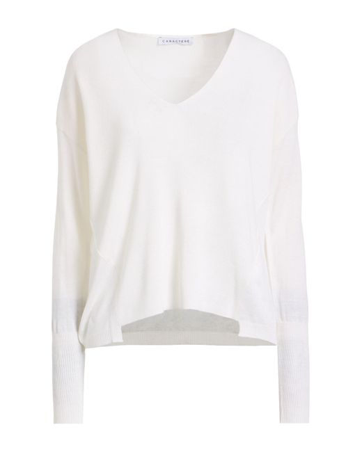 Pullover di Caractere in White