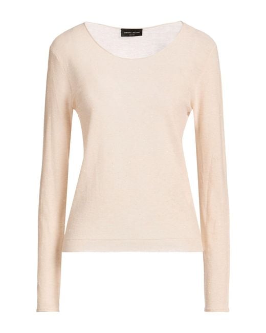Pullover Roberto Collina de color Natural