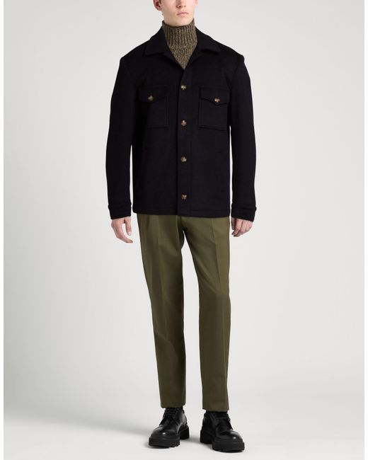 Barba Napoli Blue Jacket Virgin Wool for men
