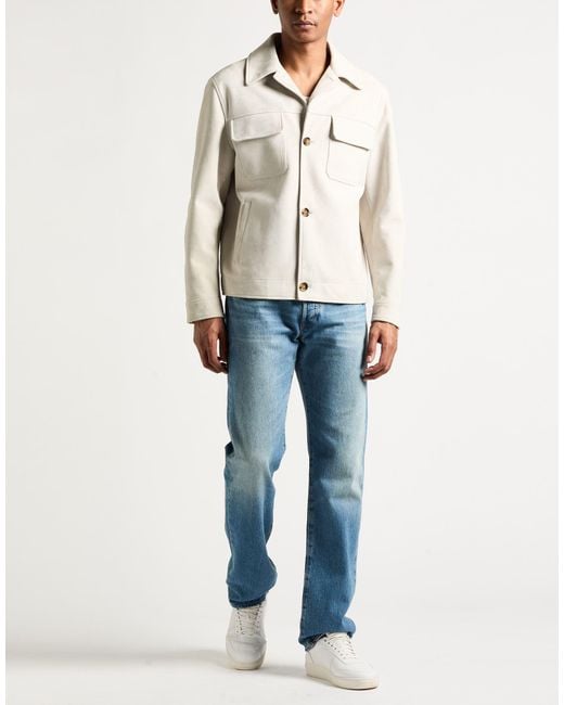 Lardini Natural Jacket Goat Skin for men