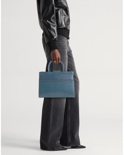 Twenty Four Haitch Blue Handbags