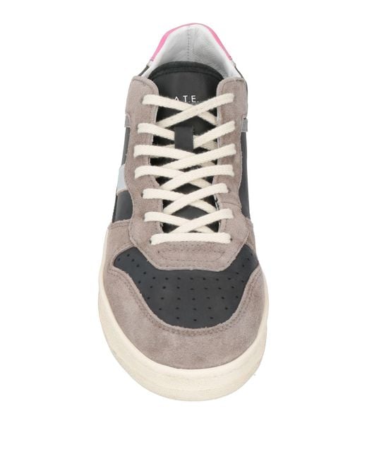 Date White Sneakers Leather