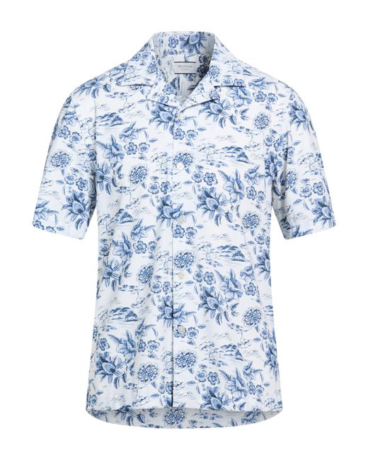 ARCHIVIUM Blue Shirt Polyamide, Elastane for men