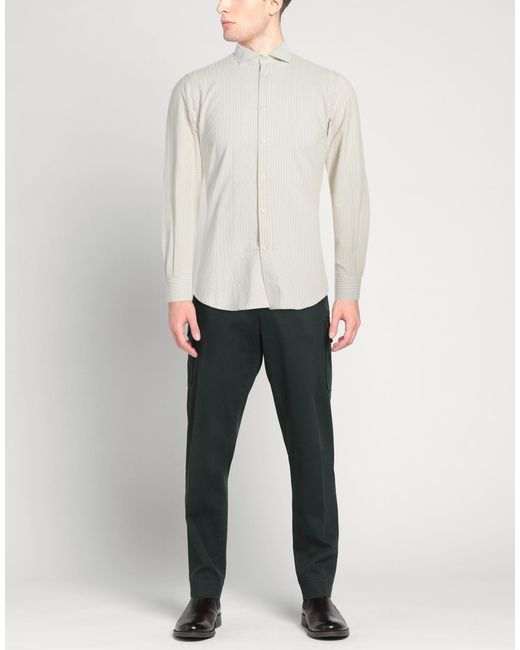 Boglioli White Shirt Cotton for men