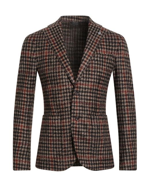 L.b.m. 1911 Brown Blazer for men