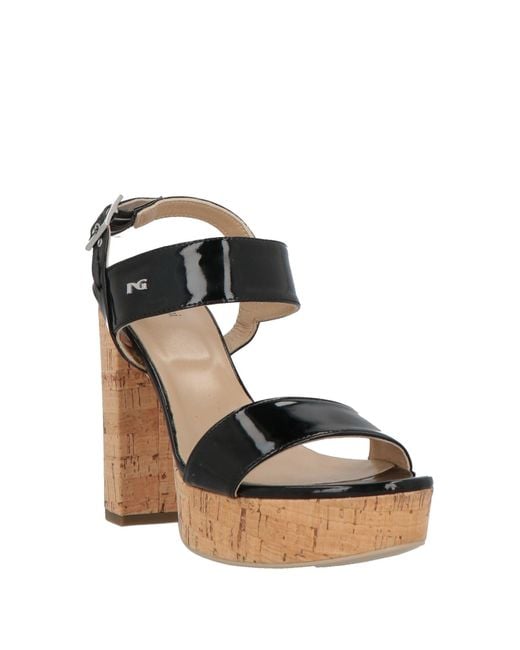 Nero Giardini Black Mules & Clogs Textile Fibers