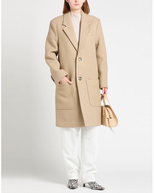 AMI Natural Coat Virgin Wool