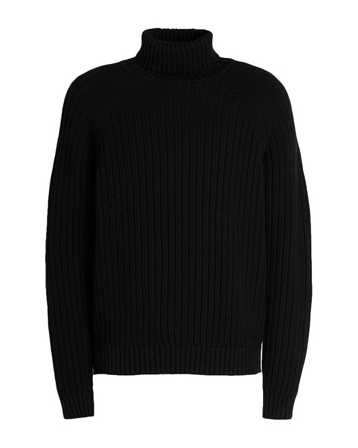 HUGO Black Turtleneck Cotton for men