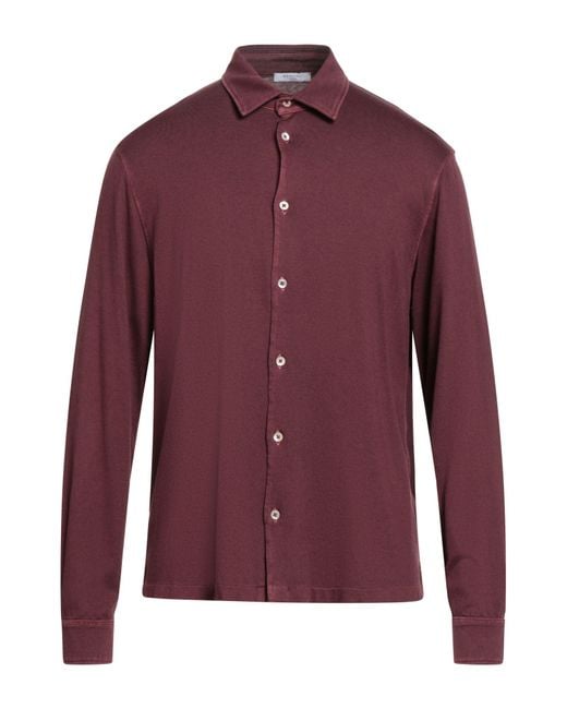 Boglioli Purple Shirt for men