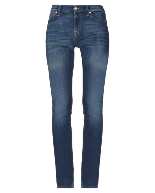 7 For All Mankind Blue Jeanshose