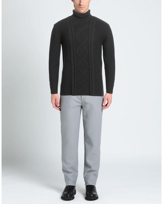 Roberto Cavalli Black Turtleneck for men