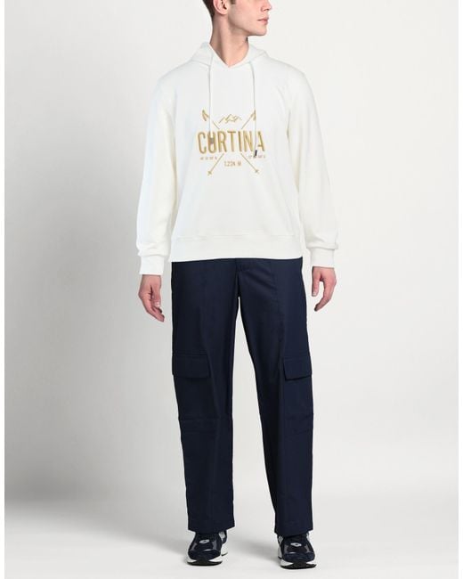 Fefe White Sweatshirt for men
