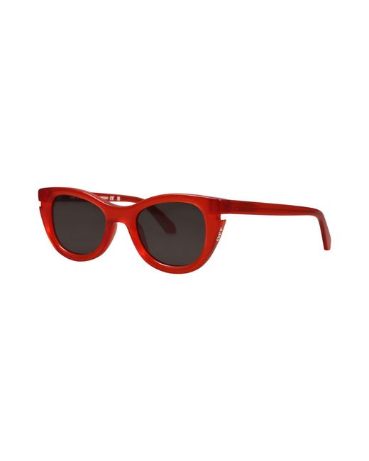 Off-White c/o Virgil Abloh Red Sunglasses