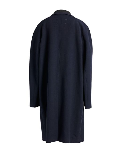 Maison Margiela Blue Overcoat & Trench Coat