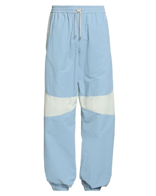 RANRA Blue Pants Polyamide for men