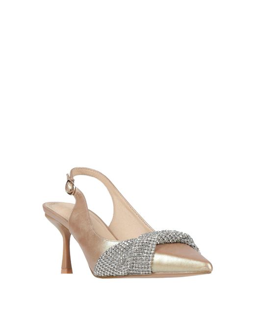 Twenty Four Haitch Metallic Pumps