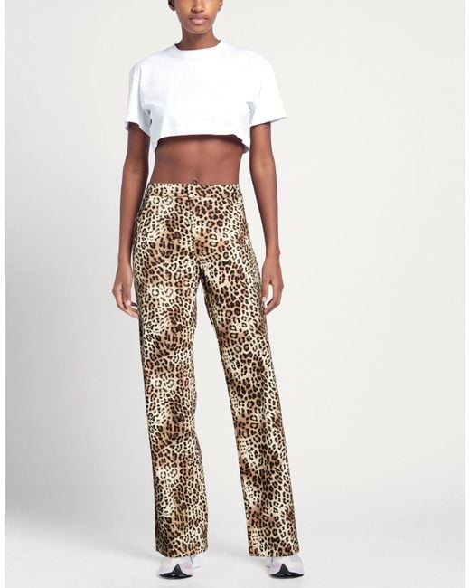 Gaelle Paris Natural Pants Cotton