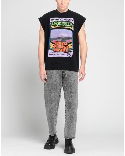 DSquared² Black Sweatshirt for men