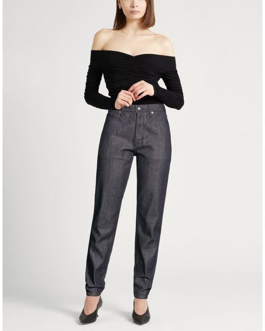Jil Sander Gray Jeans Cotton