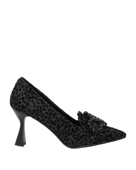 Tosca Blu Black Pumps Textile Fibers
