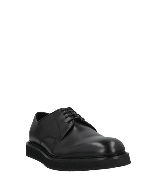 Attimonelli's Black Lace-up Shoes for men