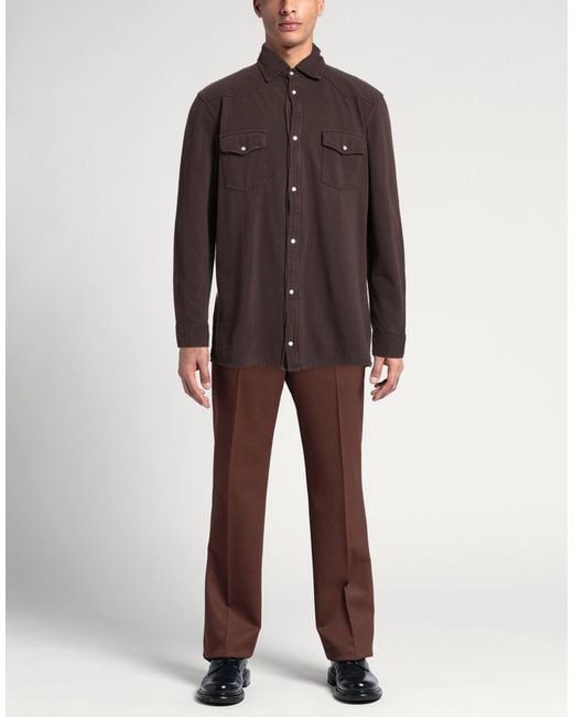 Camisa Bl'ker de hombre de color Brown