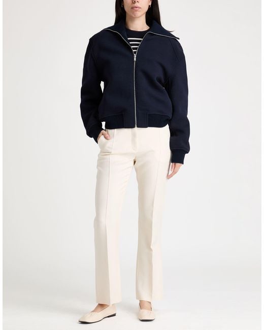 Jil Sander Blue Midnight Jacket Virgin Wool, Polyamide