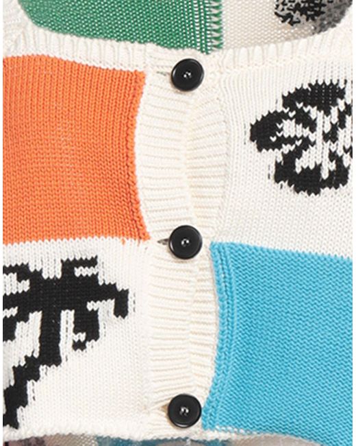 MSGM White Strickjacke