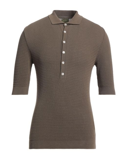 Polo Lardini pour homme en coloris Gray